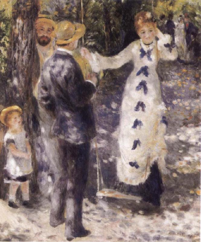 Pierre-Auguste Renoir The Swing France oil painting art